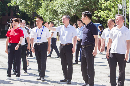 市委副书记、市长陈恢清一行到九州网页版检查湖南省第一届职业技能大赛筹备工作情况